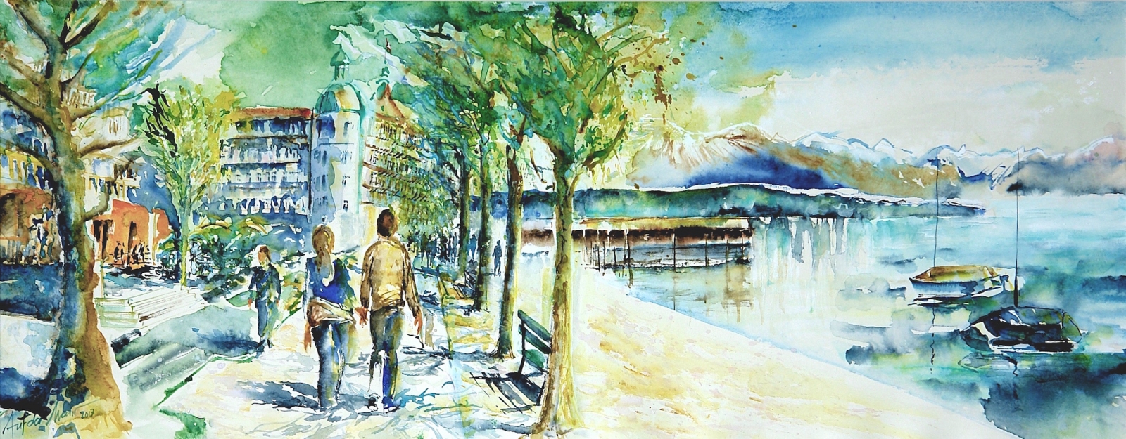 Quai in Luzern Hotel Palace