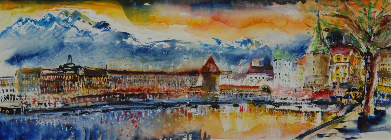 Kapellbrücke Wasserturm Luzern