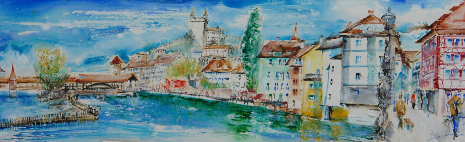 Reusswehr, Schnyderbrücke, Zöpfli