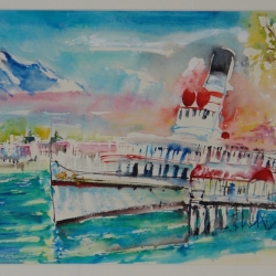 Dampfschiff Willhelm Tell in Luzern