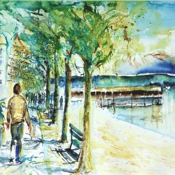 Quai in Luzern Hotel Palace