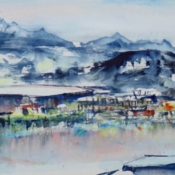 Luzern Winter Seebucht