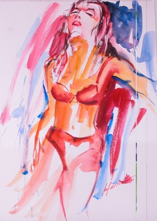 roter Bikini
